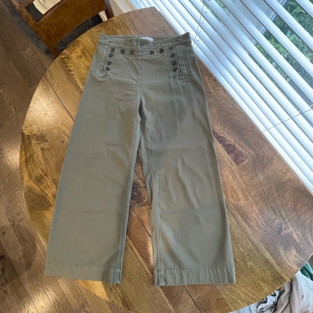 A.L.C. - Olive Green Multi Button Pants